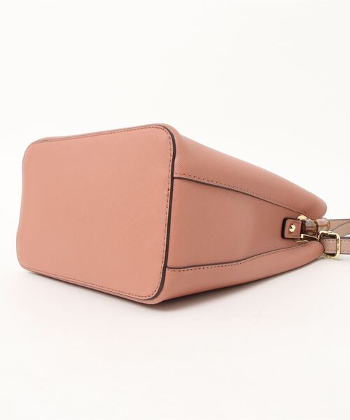 EDIT COLOGNE（エディットコロン）の「バンブーハンドルショルダーバッグ（ショルダーバッグ・レディース・ブラック/ベージュ/ピンク・ﾌﾘ-）」の6枚目の写真