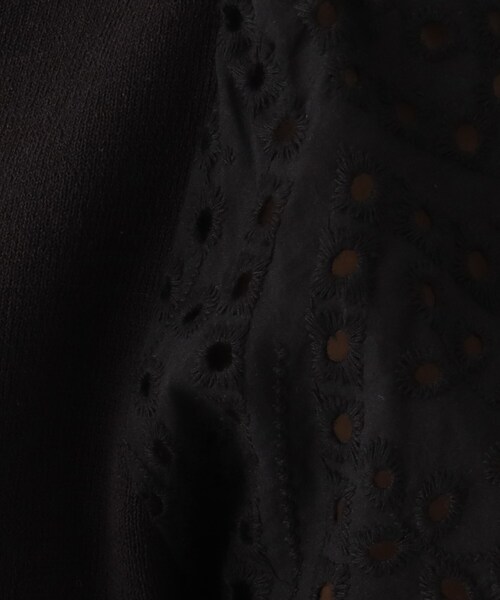 OPAQUE.CLIP（オペークドットクリップ）の「◆【C】エンブロイダリーレーススリーブ ストレッチリブニット【WEB限定サイズ】（ニット/セーター・レディース・ブラック/オレンジ/ブラウン系その他/ホワイト系・40/38/36/34）」の19枚目の写真