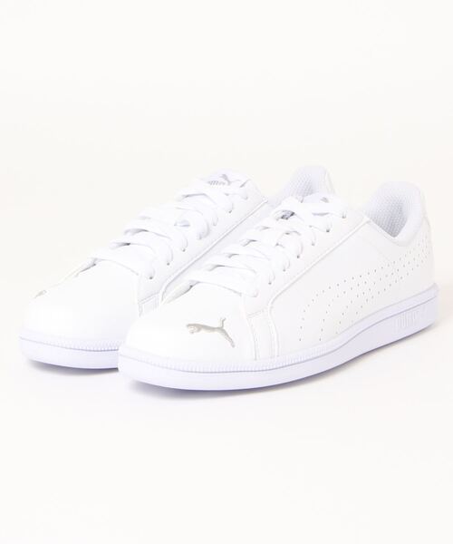 PUMA（プーマ）の「PUMA プーマ ユニセックス プーマ スマッシュキャット パーフ FS SL スニーカ（スニーカー・メンズ・ホワイト×グリーン/ホワイト×ゴールド/ホワイト×レッド/ホワイト×シルバー・26.5cm/23.0cm/27.5cm/24.5cm/26.0cm/22.0cm/22.5cm/24.0cm/27.0cm/23.5cm/28.5cm/25.0cm/28.0cm/29.0cm/25.5cm/29.5cm/30.0cm）」の14枚目の写真