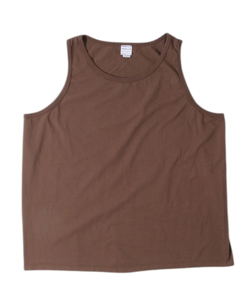 WALLA WALLA SPORT(ワラワラスポーツ)の「SOLID TANK TOP / ソリッド タンクトップ(タンクトップ・メンズ・ネイビー/アイボリー/グリーン/ブラック/オレンジ/ホワイト/チャコール/ダークグリーン系2/ロイヤルブルー/モカ/ブラック系その他/パープル系その他/レッド系その他/ピンクベージュ/グレイッシュブルー/ピンク系その他/グレー系その他/インディゴブルー/ブルーグリーン/ピンク系その他3/マスタード/アッシュグレー/ダークブラウン/レッド系その他2/ライトグリーン/レモンイエロー/グリーン系その他・SMALL/LARGE/X-LARGE/MEDIUM/XX-LARGE)」の8枚目の写真