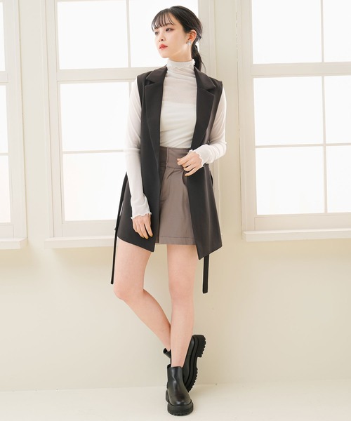 Newlyme(ニューリーミー)の「超絶激ストレッチショートパンツ(その他パンツ・レディース・ブラック/モカ・SMALL/MEDIUM/LARGE/X-LARGE/XX-LARGE/X-SMALL)」の10枚目の写真