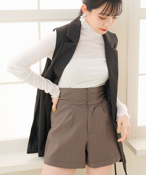 Newlyme(ニューリーミー)の「超絶激ストレッチショートパンツ(その他パンツ・レディース・ブラック/モカ・SMALL/MEDIUM/LARGE/X-LARGE/XX-LARGE/X-SMALL)」の11枚目の写真