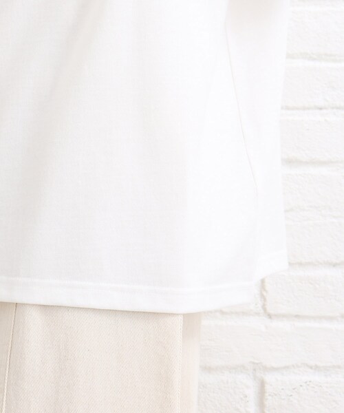 SHOO・LA・RUE（シューラルー）の「◆【S-L】カレッジロゴプリントTシャツ（Tシャツ/カットソー・レディース・チャコールグレー/ホワイト系・02/03/01）」の8枚目の写真