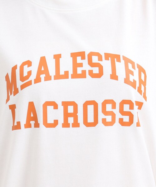 SHOO・LA・RUE（シューラルー）の「◆【S-L】カレッジロゴプリントTシャツ（Tシャツ/カットソー・レディース・チャコールグレー/ホワイト系・02/03/01）」の9枚目の写真