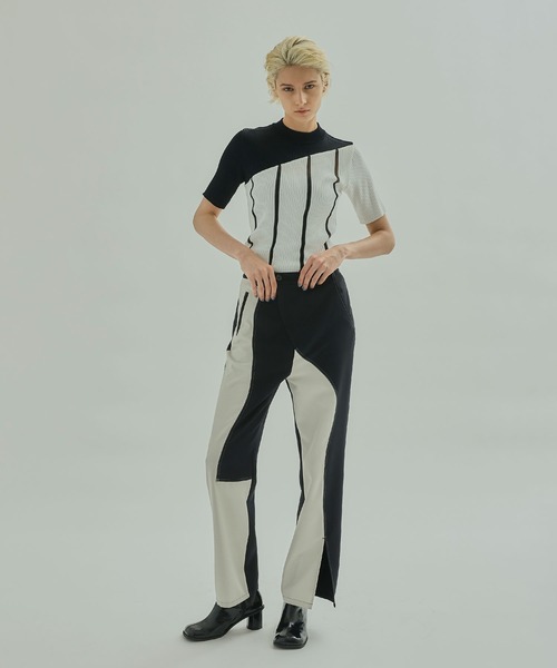 UNITED TOKYO（ユナイテッドトウキョウ）の「オブリックリブニット  