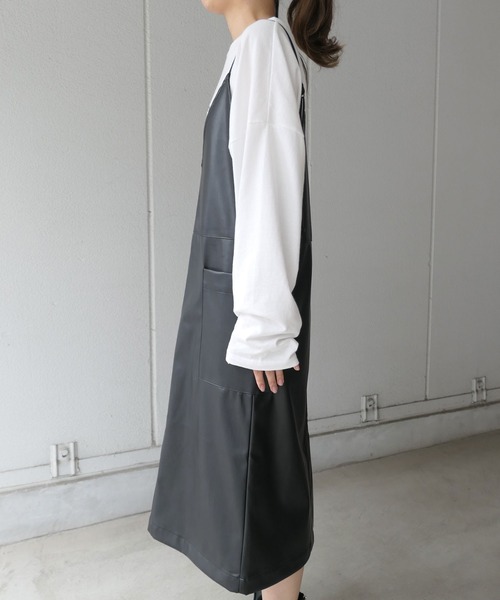 CORNERS(コーナーズ)の「キャミソールワンピース(ワンピース・レディース・ブラウン・M)」の7枚目の写真