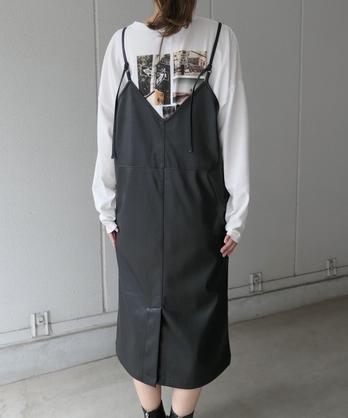 CORNERS(コーナーズ)の「キャミソールワンピース(ワンピース・レディース・ブラウン・M)」の8枚目の写真