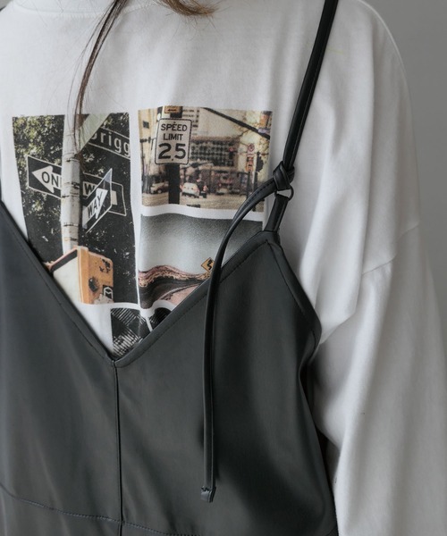 CORNERS(コーナーズ)の「キャミソールワンピース(ワンピース・レディース・ブラウン・M)」の9枚目の写真