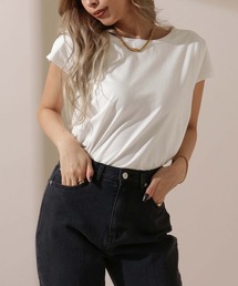 USAコットンフレンチスリーブTシャツ
