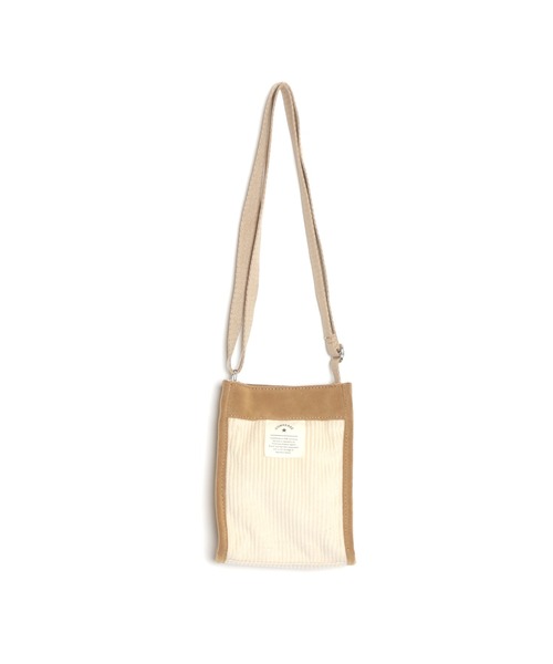 CONVERSE（コンバース）の「【CONVERSE/コンバース】CORDUROY MINI SHOULDER BAG　コーデュロイミニショルダーバッグ（ショルダーバッグ・レディース・オフホワイト/ブラック/ライトブラウン・FREE）」の20枚目の写真