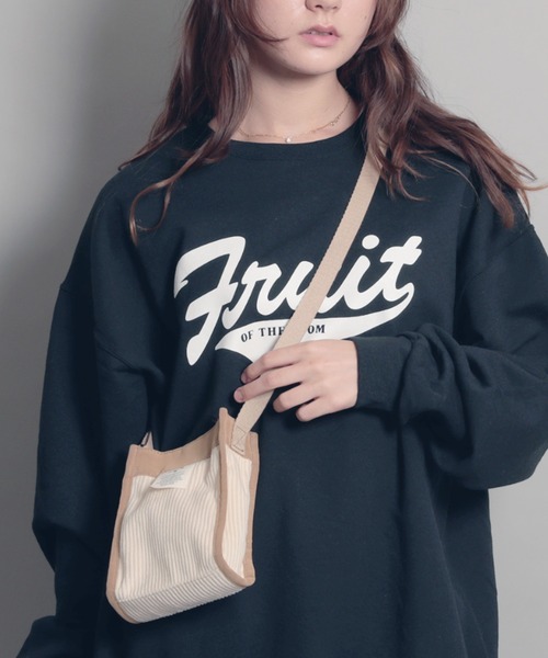 CONVERSE（コンバース）の「【CONVERSE/コンバース】CORDUROY MINI SHOULDER BAG　コーデュロイミニショルダーバッグ（ショルダーバッグ・レディース・オフホワイト/ブラック/ライトブラウン・FREE）」の21枚目の写真