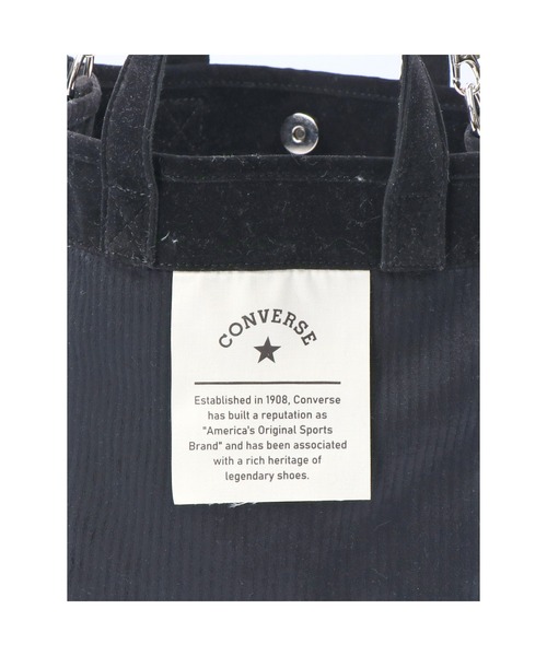 CONVERSE（コンバース）の「【CONVERSE/コンバース】CORDUROY MINI SHOULDER BAG　コーデュロイミニショルダーバッグ（ショルダーバッグ・レディース・オフホワイト/ブラック/ライトブラウン・FREE）」の18枚目の写真