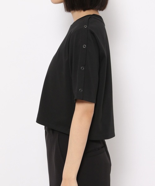 PAGEBOY（ページボーイ）の「ショルダースナッププルオーバー（Tシャツ/カットソー・レディース・ブラック/オフホワイト/ホワイト系その他・FREE）」の8枚目の写真