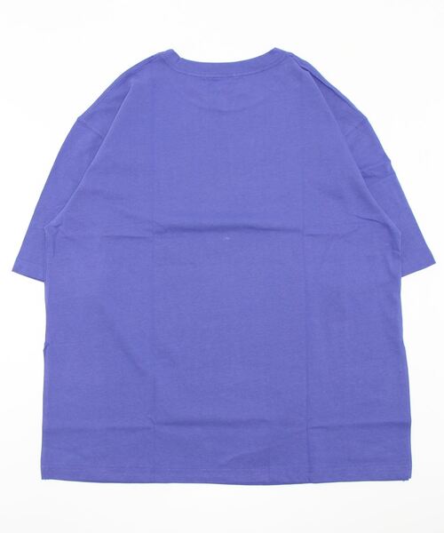 sango（sango）の「ロゴプリントビッグTシャツ（Tシャツ/カットソー・レディース・スミクロ/オフホワイト/パープル・FREE）」の21枚目の写真