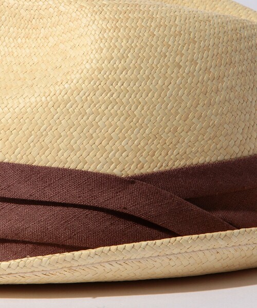 SAN FRANCISCO HAT(サンフランシスコハット)の「SANFRANCISCO HAT × BEAMS PLUS / NATURAL RAY 【S】(ハット・メンズ・ブラック/ネイビー/ブラウン/オリーブ・ONE SIZE)」の6枚目の写真