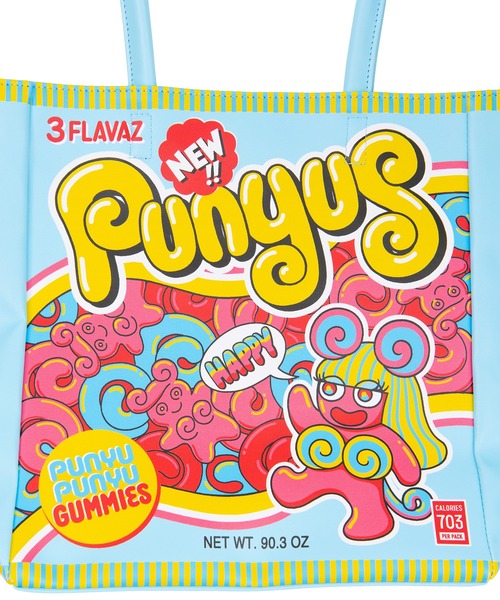 PUNYUS(プニュズ)の「ショッパートートバッグ(トートバッグ・レディース・ブルー・FREE)」の10枚目の写真