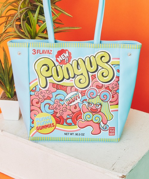 PUNYUS(プニュズ)の「ショッパートートバッグ(トートバッグ・レディース・ブルー・FREE)」の6枚目の写真