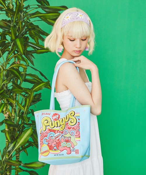 PUNYUS(プニュズ)の「ショッパートートバッグ(トートバッグ・レディース・ブルー・FREE)」の17枚目の写真