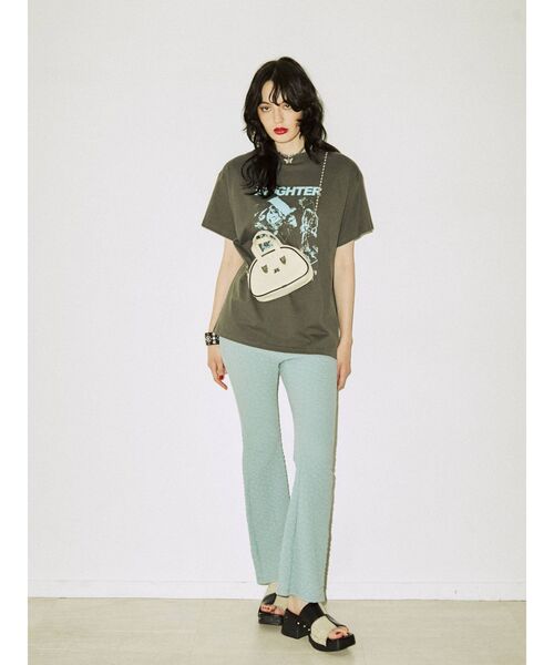 jouetie（ジュエティ）の「クレープフレアパンツ（その他パンツ・レディース・オフホワイト/ブラック/グリーン/ブルー・MEDIUM）」の8枚目の写真