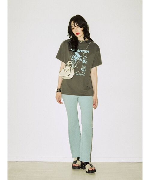 jouetie（ジュエティ）の「クレープフレアパンツ（その他パンツ・レディース・オフホワイト/ブラック/グリーン/ブルー・MEDIUM）」の10枚目の写真