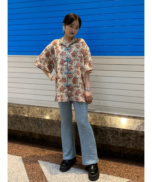 jouetie（ジュエティ）の「クレープフレアパンツ（その他パンツ・レディース・オフホワイト/ブラック/グリーン/ブルー・MEDIUM）」の22枚目の写真