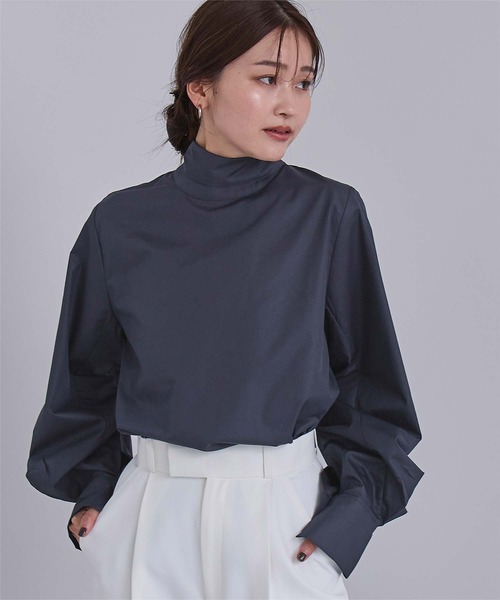 UR'S（ユアーズ）の「2wayボウタイブラウス（シャツ/ブラウス・レディース・ブルー/ピンク/ホワイト/ブラック/ブルー系その他/ブラウン系その他/ダークネイビー・M/S/L）」の21枚目の写真