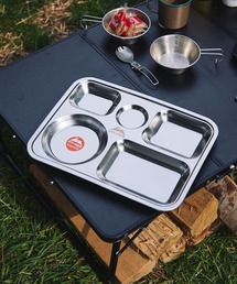 niko and... | [CITY CREEK]ステンレスランチプレート/幅35.5cm(食器)