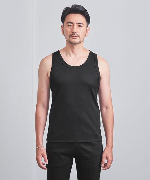 UNITED ARROWS（ユナイテッドアローズ）の「【WEB限定】テレコ タンクトップ（タンクトップ・メンズ・ホワイト/ブラック・S/M/XL/L）」の5枚目の写真