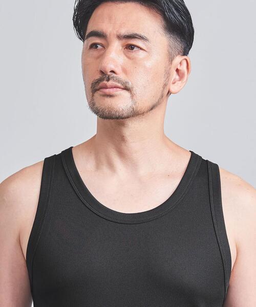 UNITED ARROWS（ユナイテッドアローズ）の「【WEB限定】テレコ タンクトップ（タンクトップ・メンズ・ホワイト/ブラック・S/M/XL/L）」の8枚目の写真