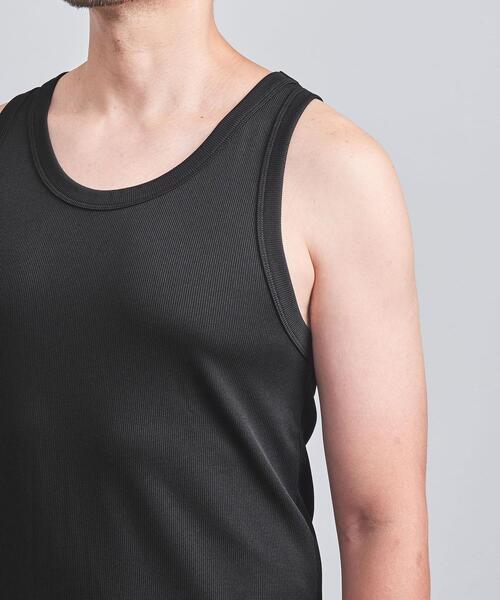 UNITED ARROWS（ユナイテッドアローズ）の「【WEB限定】テレコ タンクトップ（タンクトップ・メンズ・ホワイト/ブラック・S/M/XL/L）」の9枚目の写真