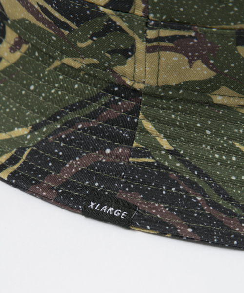 XLARGE（エクストララージ）の「SPUTTERING BUCKET HAT（ハット・メンズ・ブラック/ベージュ・LARGE/MEDIUM）」の3枚目の写真