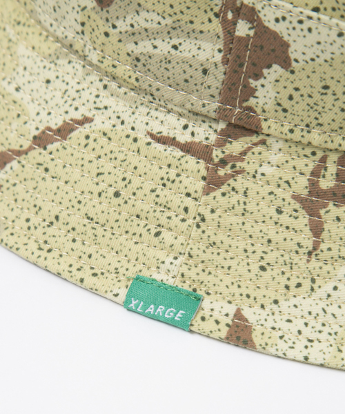 XLARGE（エクストララージ）の「SPUTTERING BUCKET HAT（ハット・メンズ・ブラック/ベージュ・LARGE/MEDIUM）」の4枚目の写真