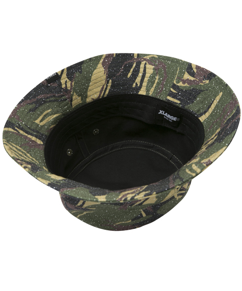 XLARGE（エクストララージ）の「SPUTTERING BUCKET HAT（ハット・メンズ・ブラック/ベージュ・LARGE/MEDIUM）」の5枚目の写真