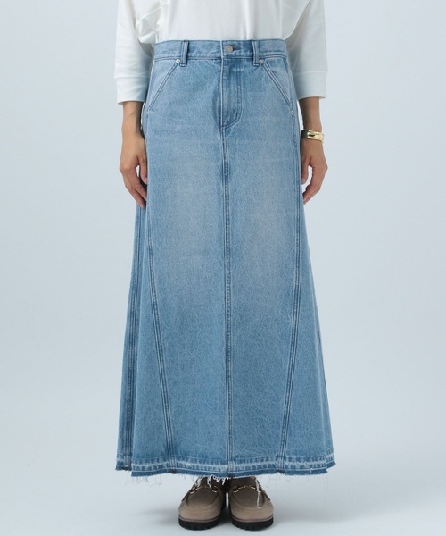 BAYFLOW（ベイフロー）の「デニムキリカエスカート（デニムスカート・レディース・ブラック/ブルー・SMALL/MEDIUM）」の22枚目の写真