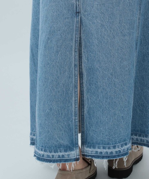 BAYFLOW（ベイフロー）の「デニムキリカエスカート（デニムスカート・レディース・ブラック/ブルー・SMALL/MEDIUM）」の14枚目の写真