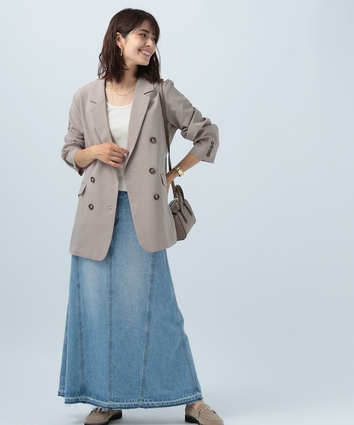 BAYFLOW（ベイフロー）の「デニムキリカエスカート（デニムスカート・レディース・ブラック/ブルー・SMALL/MEDIUM）」の15枚目の写真