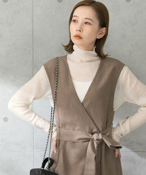 ランダムリブシアーニット