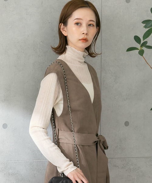 ランダムリブシアーニット