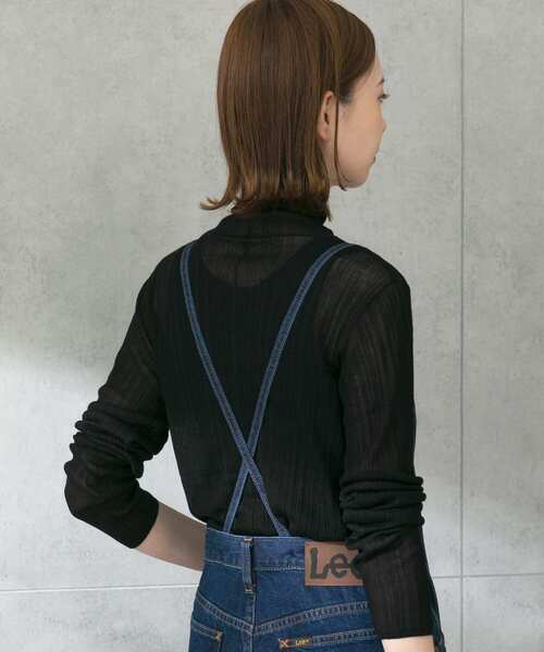 ランダムリブシアーニット