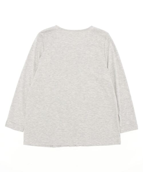 fleur by mint breeze（フルールバイミントブリーズ）の「【M～5L 大きいサイズ】フロントタック カットソー（Tシャツ/カットソー・レディース・ピンク/ネイビー/ライトグレー・3L/4L/5L/L/LL/M）」の20枚目の写真