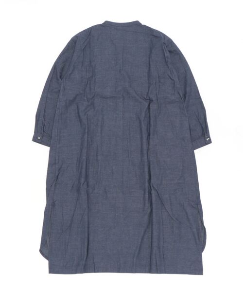 KID BLUE(キッドブルー)の「キッドブルー -AWシャンブレー -長袖ワンピース -KOTR521 -kidblue(ワンピース・レディース・ベージュ/ネイビー・M)」の3枚目の写真