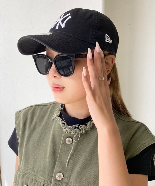 SHAGGIE（シャギー）の「シンプルラウンドアイウェア（サングラス・レディース・ブラック/ブラウン・FREE）」の2枚目の写真