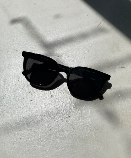 SHAGGIE（シャギー）の「シンプルラウンドアイウェア（サングラス・レディース・ブラック/ブラウン・FREE）」の3枚目の写真