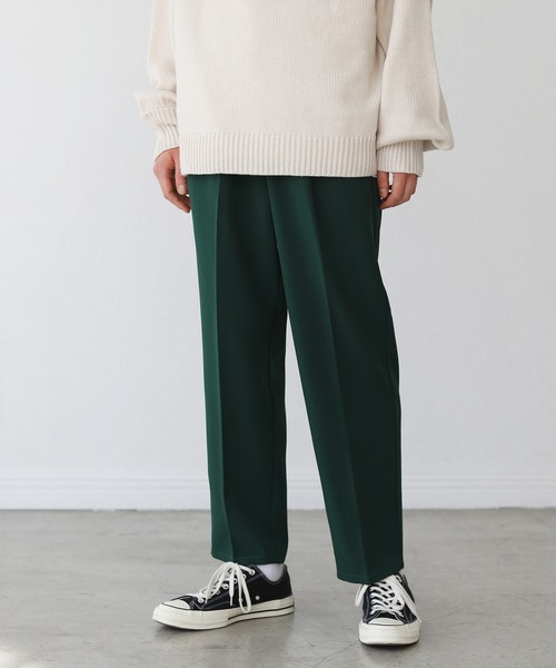 THE CASUAL（カジュアル）の「マルチカラーセンタープレスストレートカラーパンツ（スラックス・メンズ・ブラック/ブルー/グリーン/チャコール/グレー系/パープル/テラコッタ/イエロー・S/M/L/XL）」の5枚目の写真