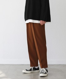 THE CASUAL | マルチカラーセンタープレスストレートカラーパンツ(スラックス)