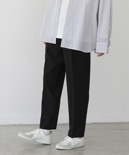 THE CASUAL（カジュアル）の「マルチカラーセンタープレスストレートカラーパンツ（スラックス・メンズ・ブラック/ブルー/グリーン/チャコール/グレー系/パープル/テラコッタ/イエロー・S/M/L/XL）」の2枚目の写真