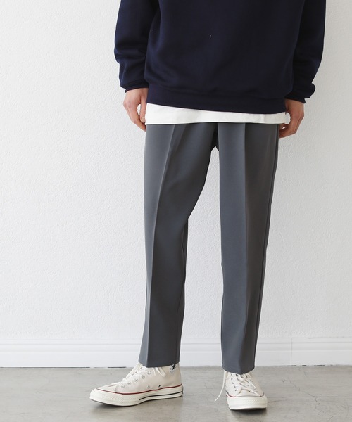 THE CASUAL（カジュアル）の「マルチカラーセンタープレスストレートカラーパンツ（スラックス・メンズ・ブラック/ブルー/グリーン/チャコール/グレー系/パープル/テラコッタ/イエロー・S/M/L/XL）」の13枚目の写真