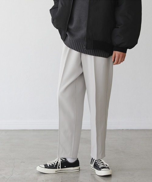 THE CASUAL（カジュアル）の「マルチカラーセンタープレスストレートカラーパンツ（スラックス・メンズ・ブラック/ブルー/グリーン/チャコール/グレー系/パープル/テラコッタ/イエロー・S/M/L/XL）」の17枚目の写真