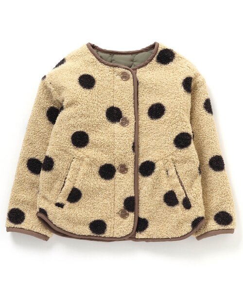 BREEZE（ブリーズ）の「リバーシブルボアブルゾン（ブルゾン・キッズ・ベージュ/アイボリー・120/130/90/140/80/110/100）」の18枚目の写真