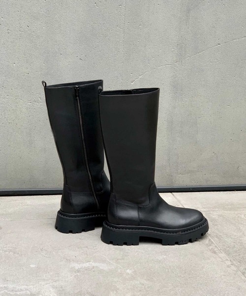 ASH（アッシュ）の「【GOLD】厚底ロングブーツ（ブーツ・レディース・ブラック・35/39/40/36/37/38）」の4枚目の写真